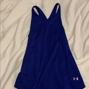 Under Armor S royal blue tank top